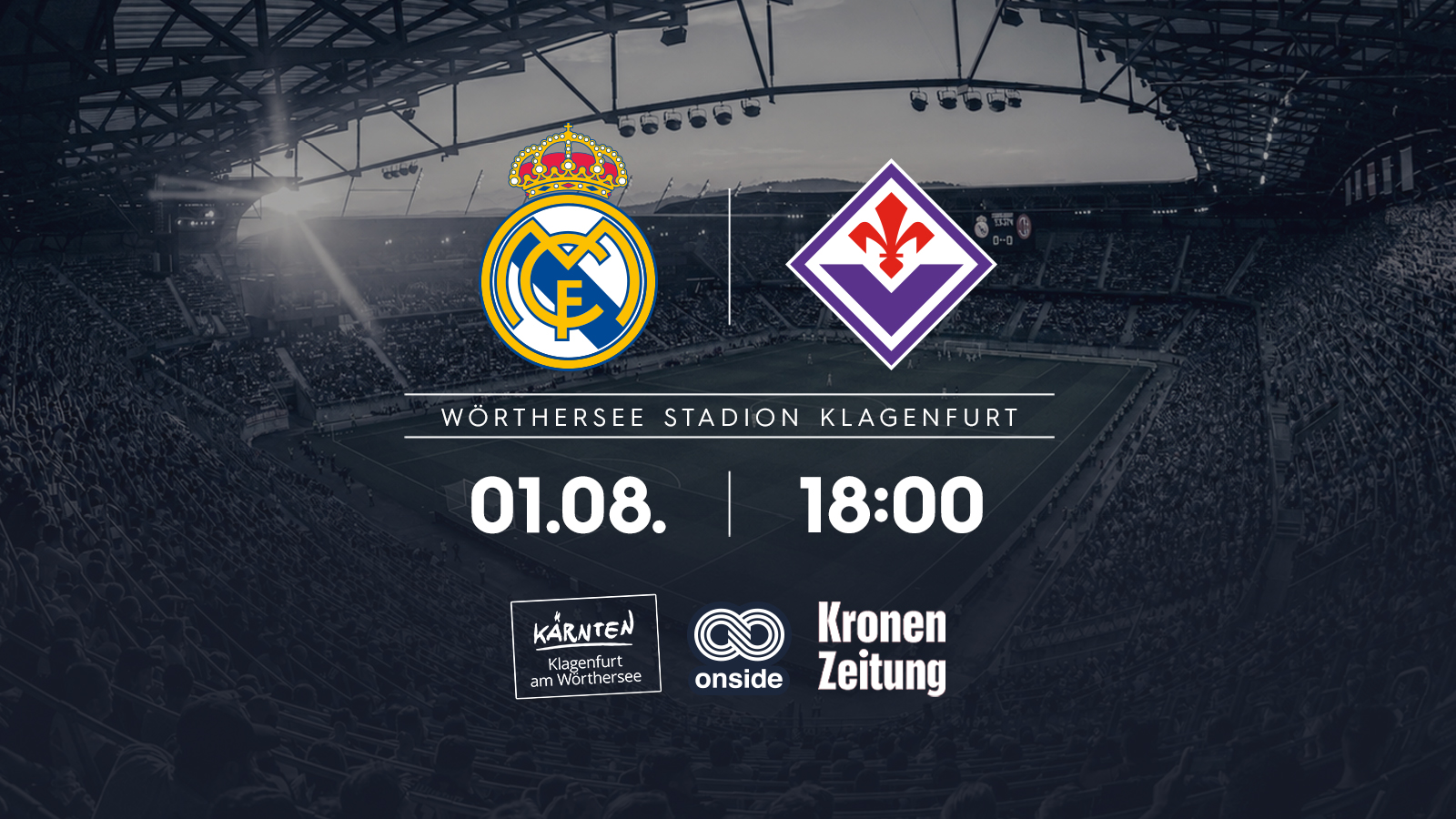 Real Madrid gegen ACF Fiorentina in Klagenfurt
